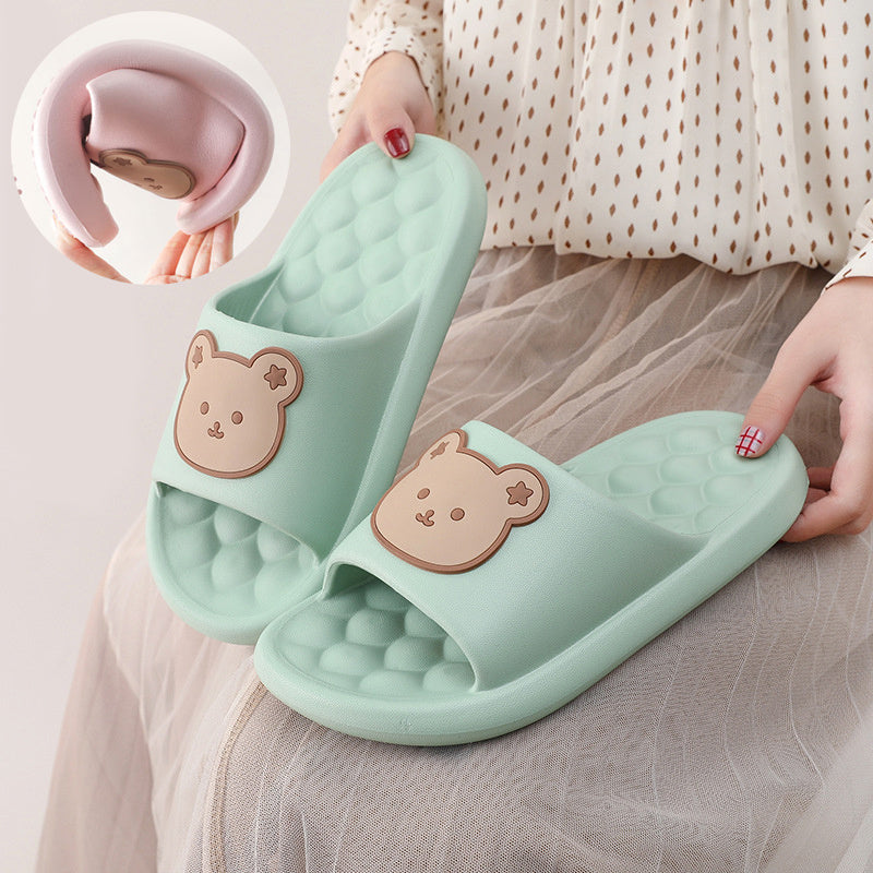 Bear Open Slippers