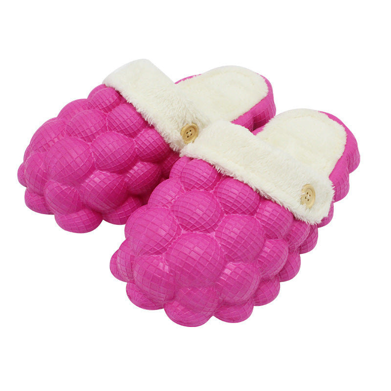 Bubble Slippers with Plush Lining