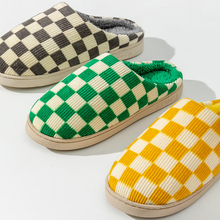 Checkered Slippers