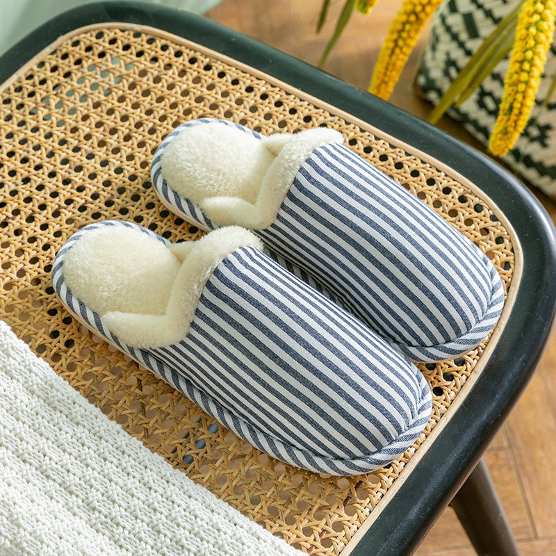 Simple Striped Slippers