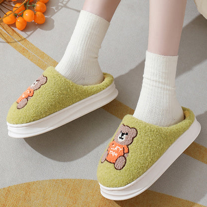 Bear Woolen Slippers