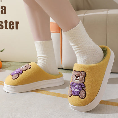 Bear Woolen Slippers