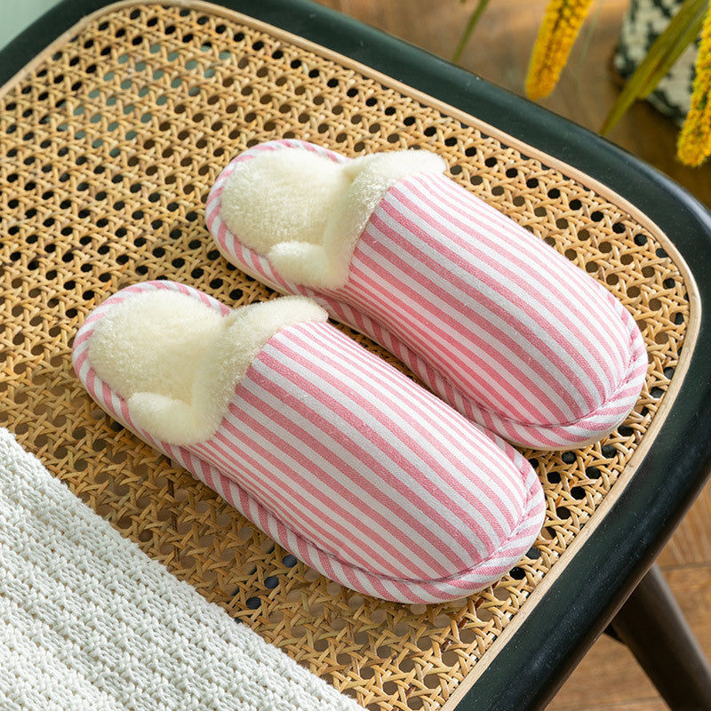 Simple Striped Slippers