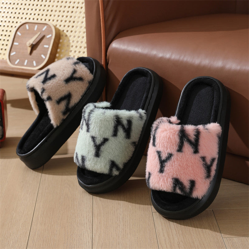 NY Printed Home Slippers