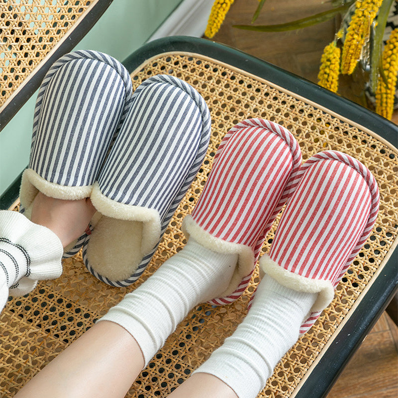 Simple Striped Slippers