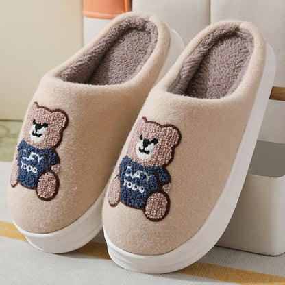 Bear Woolen Slippers