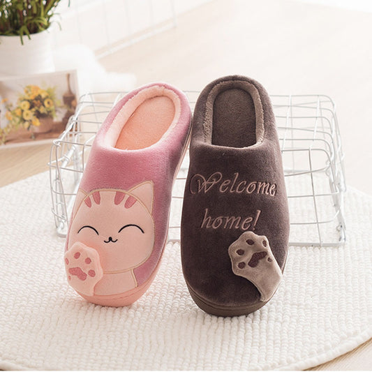 Cat Welcome Home! Slippers