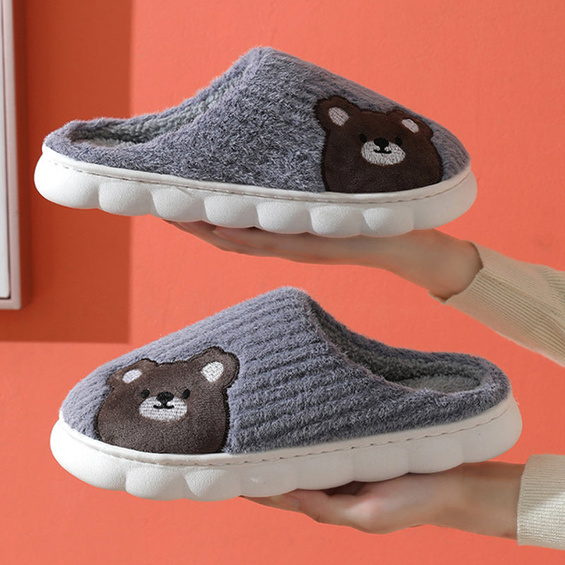 Rabbit and Bear Home Slippers