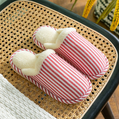 Simple Striped Slippers