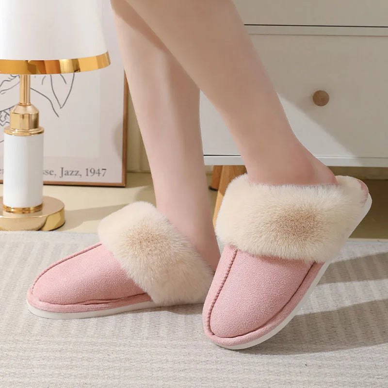 Warm Plush Home Slippers