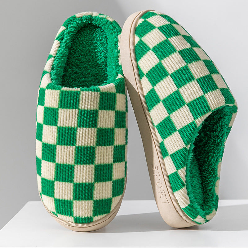 Checkered Slippers