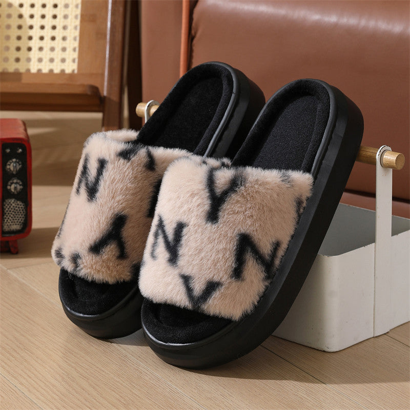 NY Printed Home Slippers