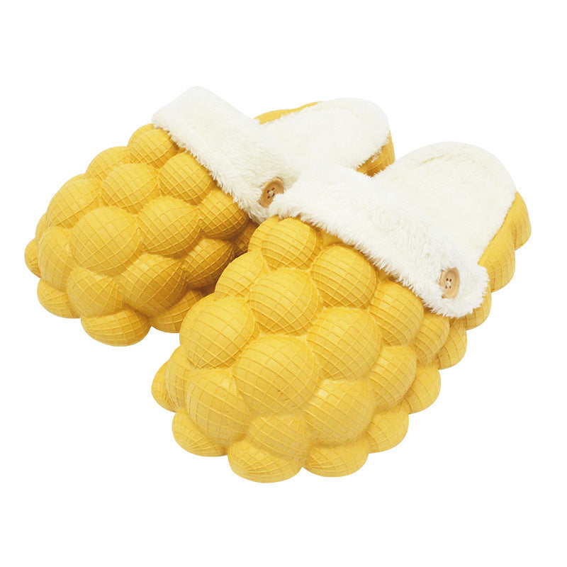 Bubble Slippers with Plush Lining