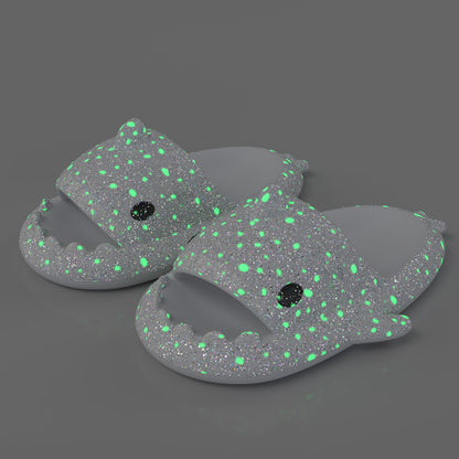 Shark Slippers With Starry Night Light