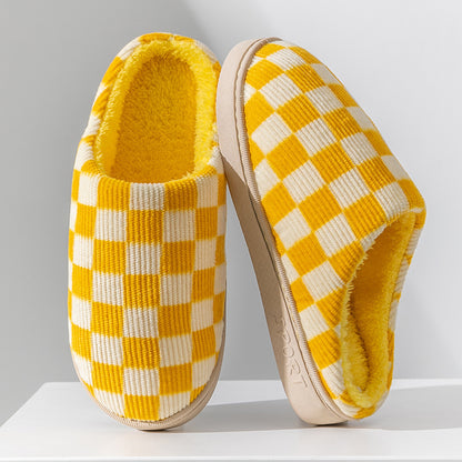 Checkered Slippers