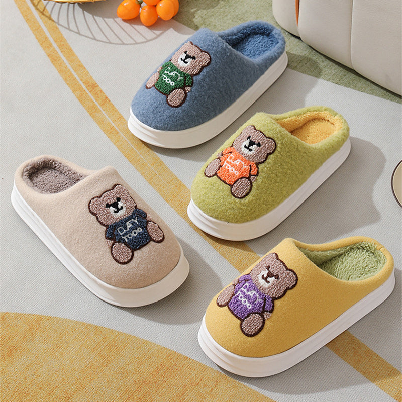 Bear Woolen Slippers