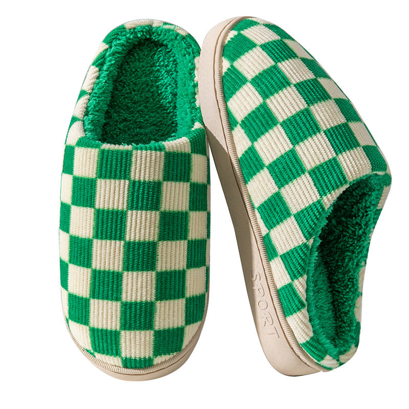 Checkered Slippers