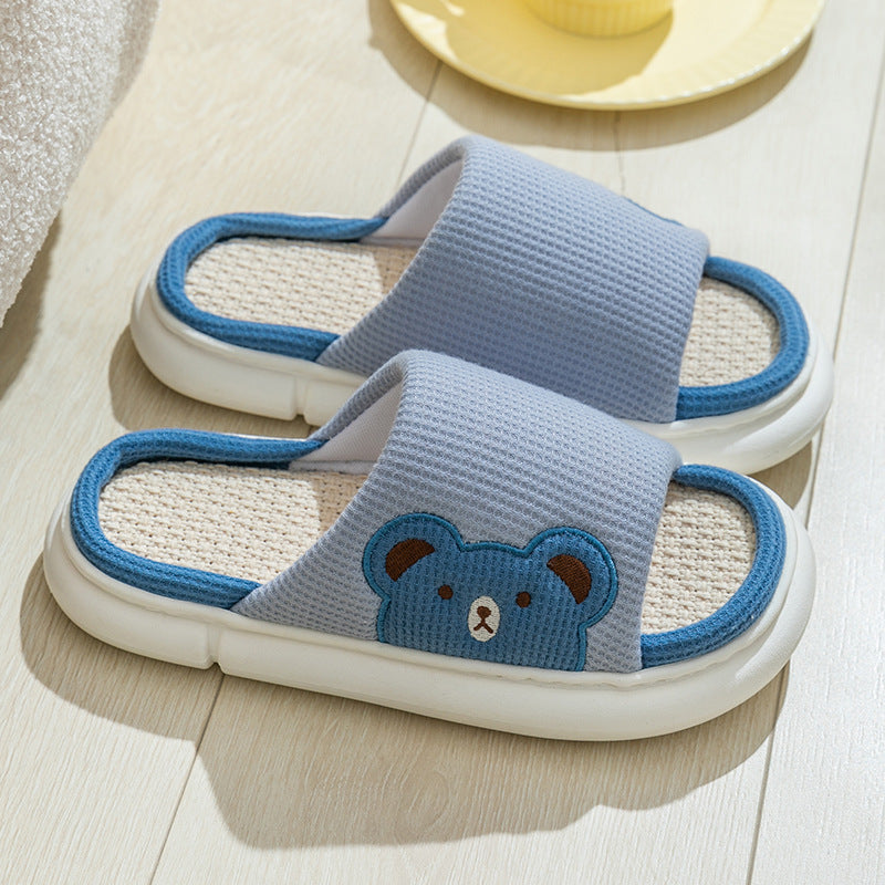 Rabbit and Bear Indoor Slippers