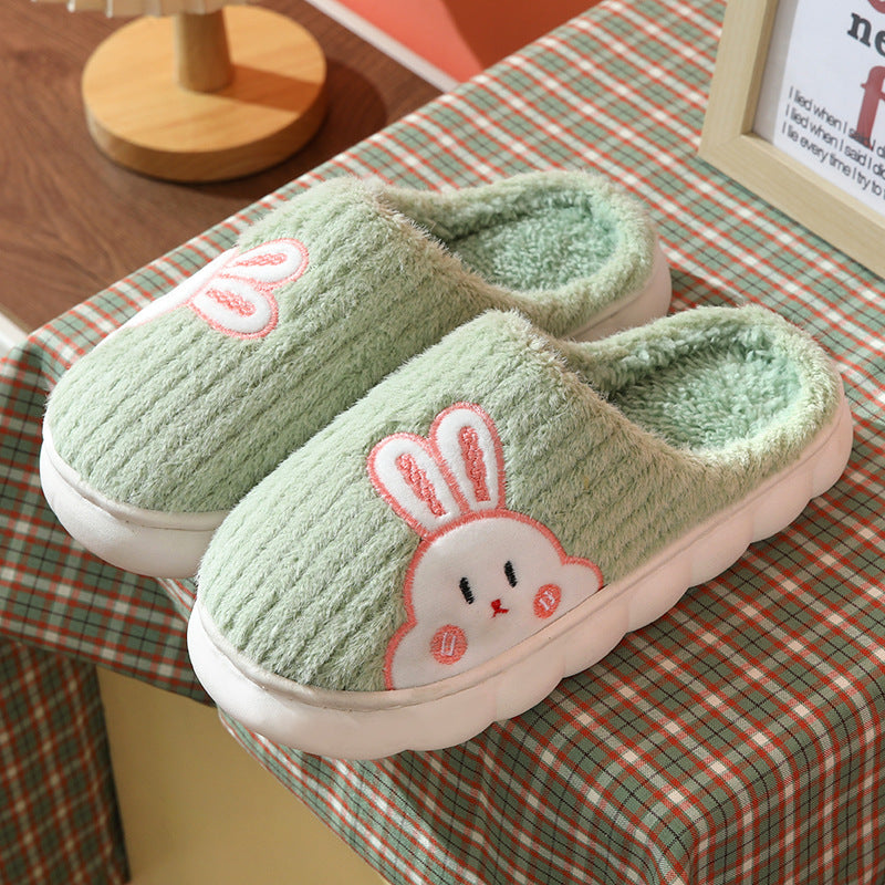 Rabbit and Bear Home Slippers