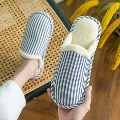 Simple Striped Slippers