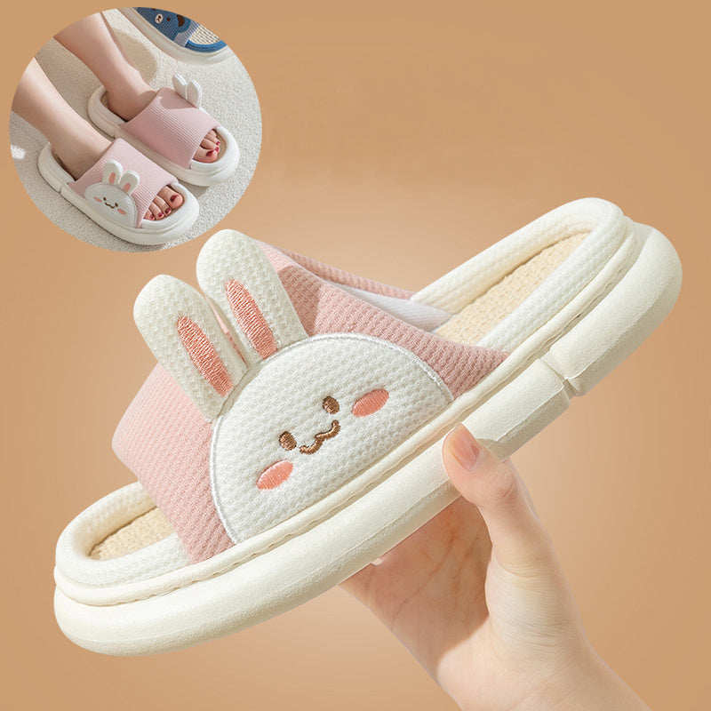 Rabbit and Bear Indoor Slippers