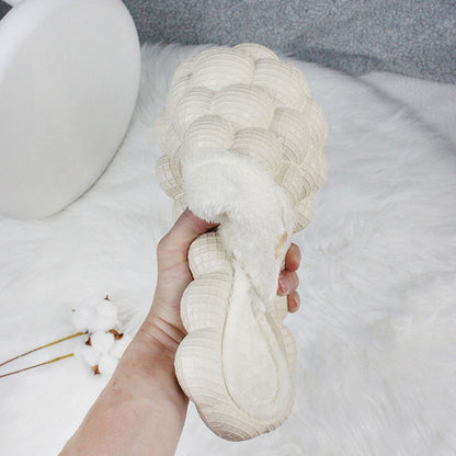 Bubble Slippers with Plush Lining