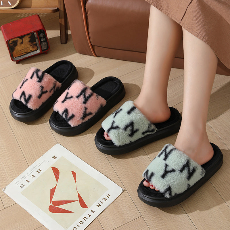 NY Printed Home Slippers