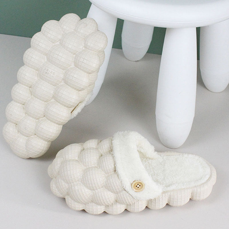 Bubble Slippers with Plush Lining