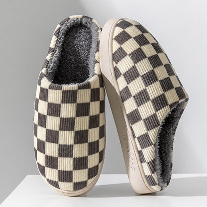 Checkered Slippers