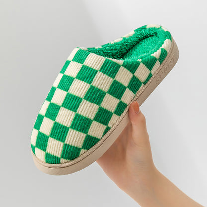 Checkered Slippers