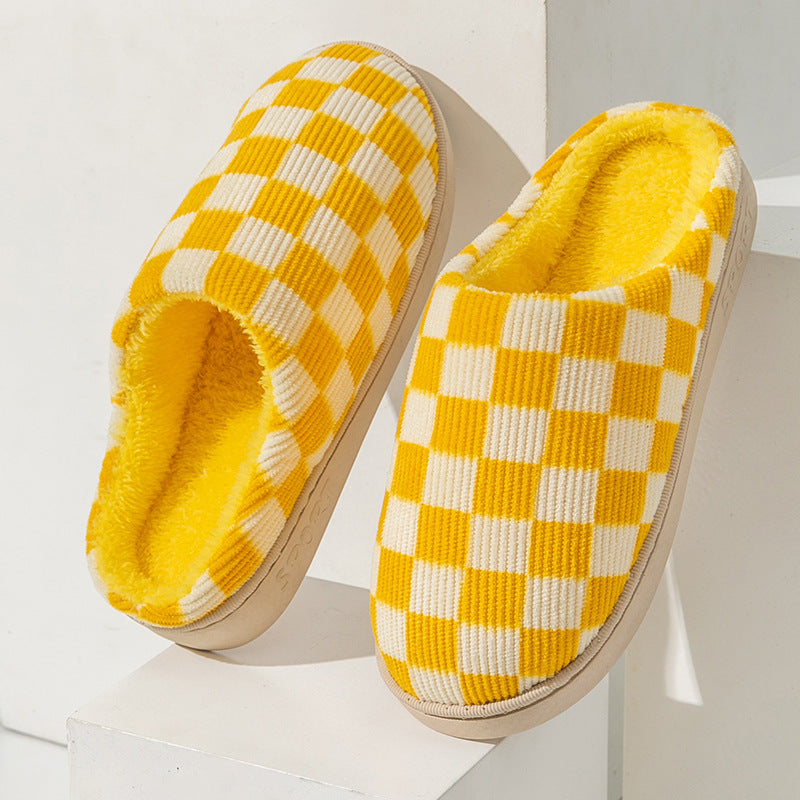 Checkered Slippers