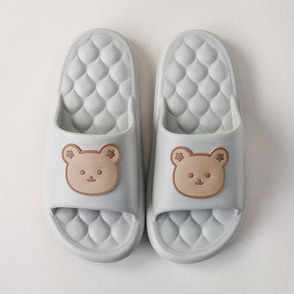 Bear Open Slippers